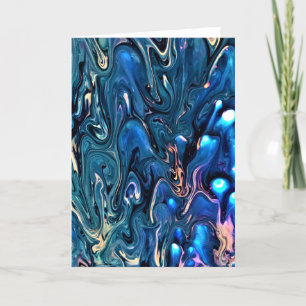 Cartão Abstrato Color Study 354, placa