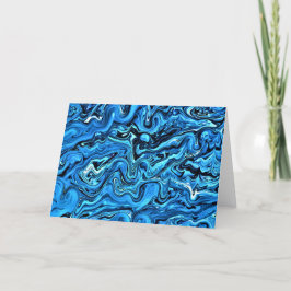 Cartão Abstrato Color Study 356, placa