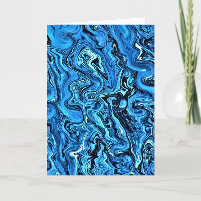 Cartão Abstrato Color Study 356, placa (Frente)