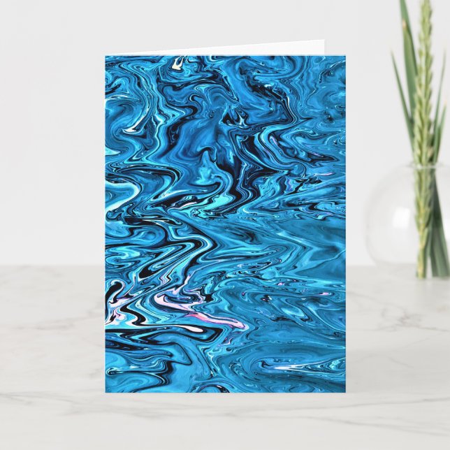 Cartão Abstrato Color Study 363, placa (Frente)