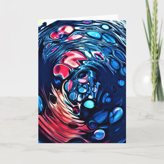 Cartão Abstrato Color Study 365, placa (Frente)