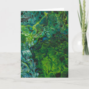 Cartão Abstrato Color Study 367, placa