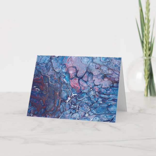 Cartão Abstrato Color Study 368, placa (Frente)