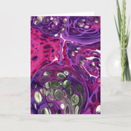 Cartão Abstrato Color Study 371, placa