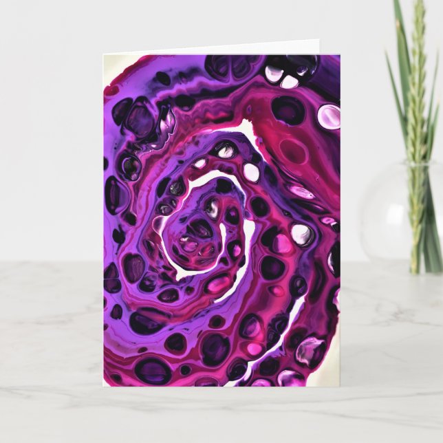 Cartão Abstrato Color Study 373, placa (Frente)