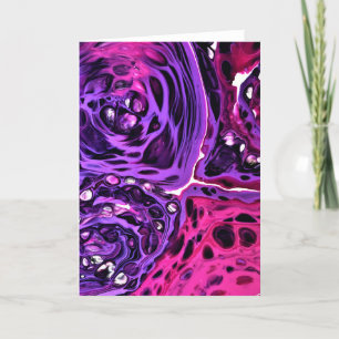 Cartão Abstrato Color Study 378, placa