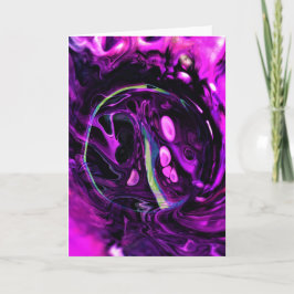 Cartão Abstrato Color Study 384, placa