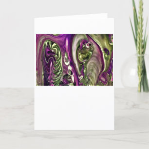 Cartão Abstrato Color Study 387, placa