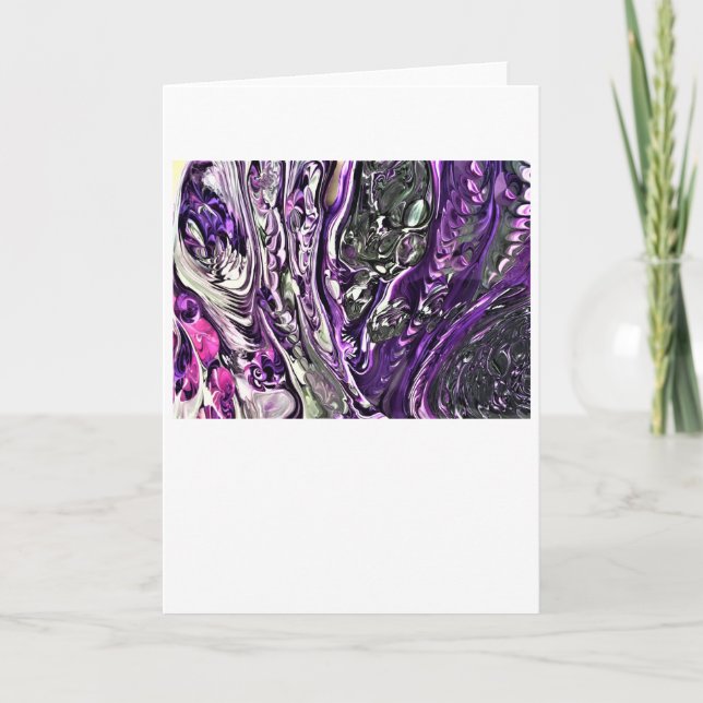 Cartão Abstrato Color Study 388, Card (Frente)