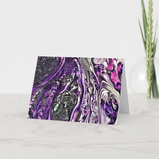 Cartão Abstrato Color Study 388, placa (Frente)