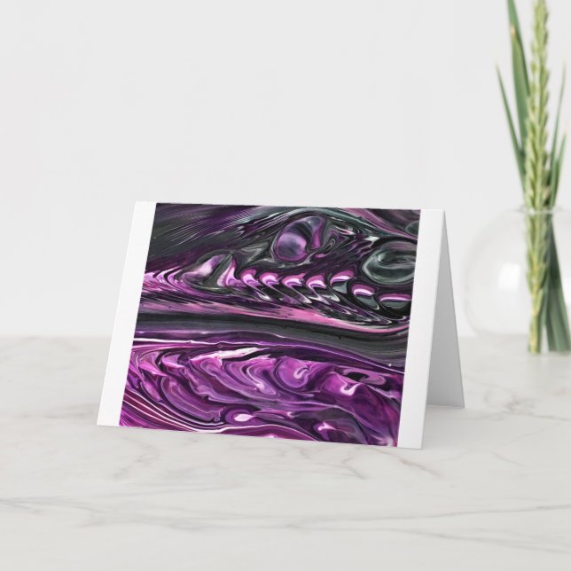 Cartão Abstrato Color Study 390, Card (Frente)