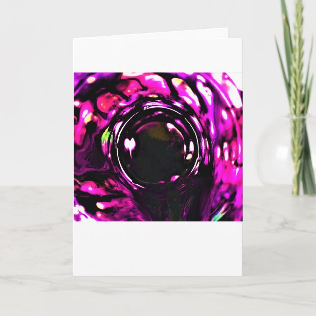 Cartão Abstrato Color Study 391, placa (Frente)