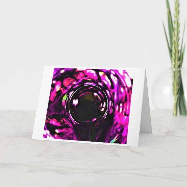 Cartão Abstrato Color Study 391, placa (Frente)