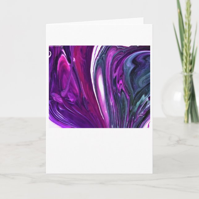 Cartão Abstrato Color Study 397, Card (Frente)