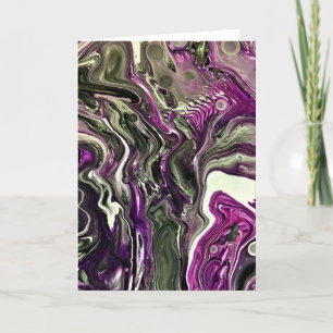 Cartão Abstrato Color Study 404, placa