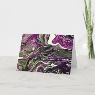 Cartão Abstrato Color Study 404, placa