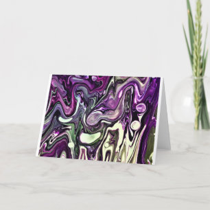 Cartão Abstrato Color Study 408, placa