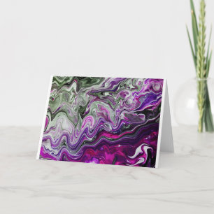 Cartão Abstrato Color Study 413, placa