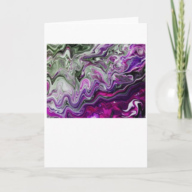 Cartão Abstrato Color Study 413, placa (Frente)