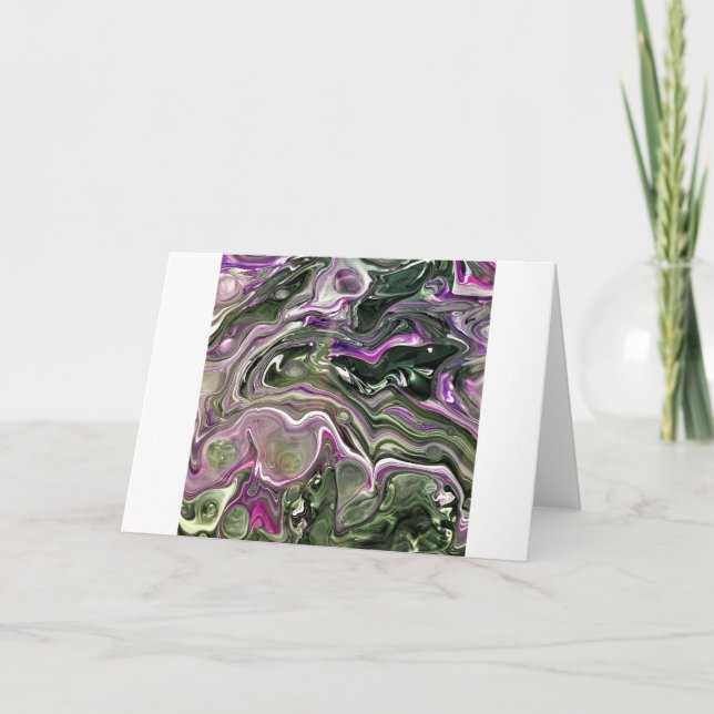 Cartão Abstrato Color Study 414, placa (Frente)