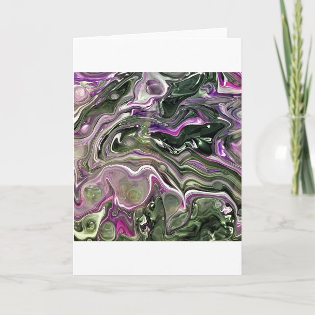 Cartão Abstrato Color Study 414, placa (Frente)