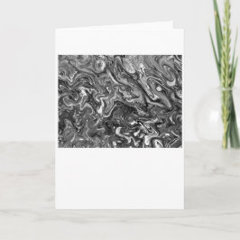 Cartão Abstrato Color Study 427 / Noir, placa