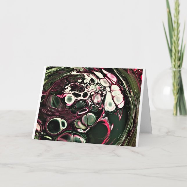 Cartão Abstrato Color Study 428, placa (Frente)