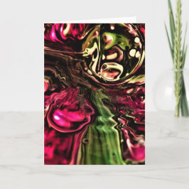 Cartão Abstrato Color Study 434, placa