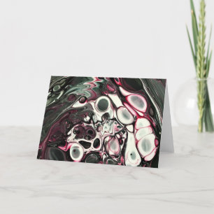 Cartão Abstrato Color Study 437, placa