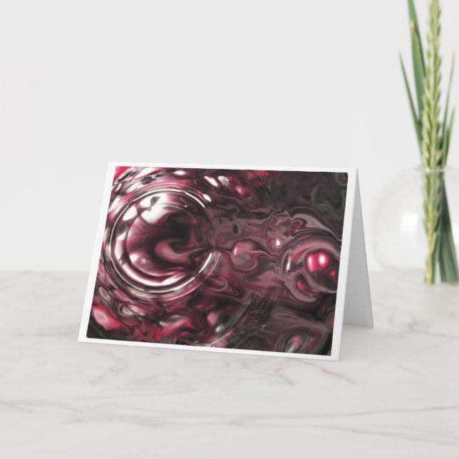 Cartão Abstrato Color Study 443, Card (Frente)