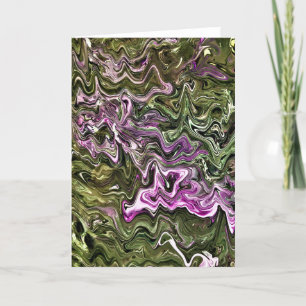 Cartão Abstrato Color Study 449, placa