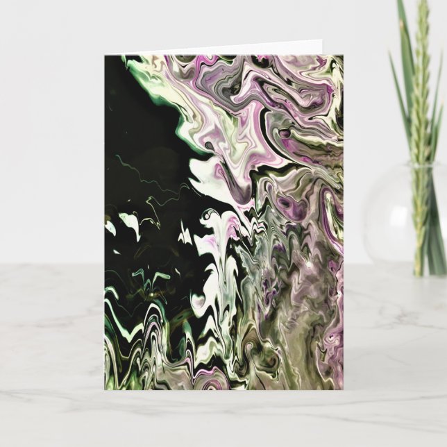 Cartão Abstrato Color Study 471, placa (Frente)