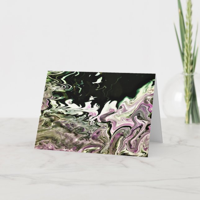 Cartão Abstrato Color Study 471, placa (Frente)