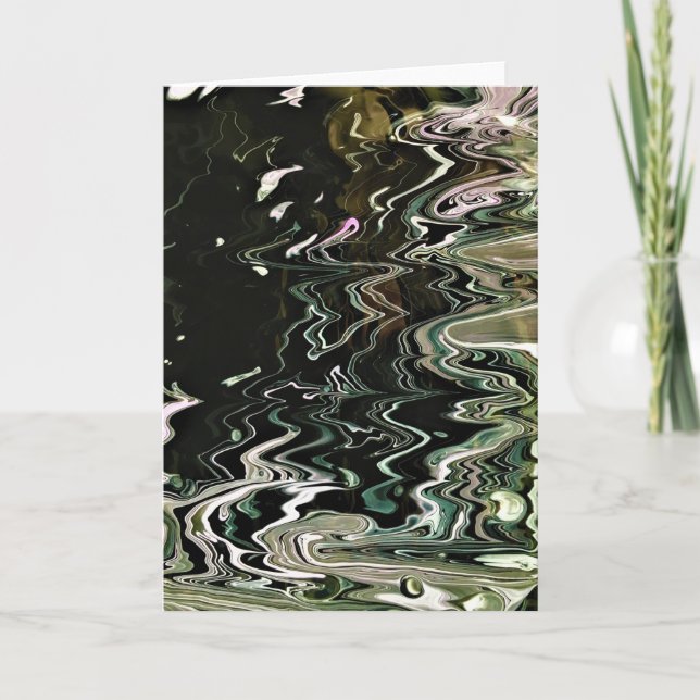 Cartão Abstrato Color Study 472, placa (Frente)