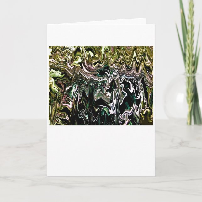 Cartão Abstrato Color Study 477, placa (Frente)