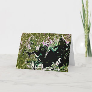 Cartão Abstrato Color Study 482, placa