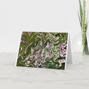 Cartão Abstrato Color Study 485, placa