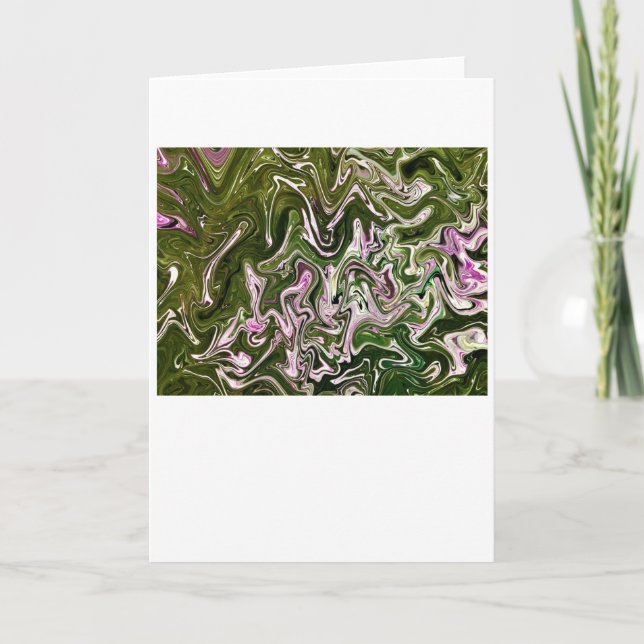 Cartão Abstrato Color Study 485, placa (Frente)