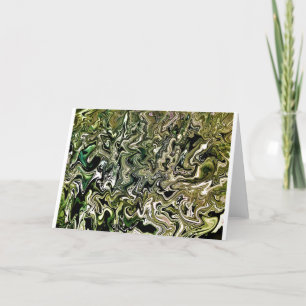 Cartão Abstrato Color Study 487, placa