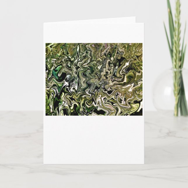 Cartão Abstrato Color Study 487, placa (Frente)