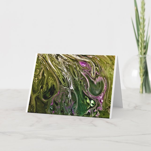 Cartão Abstrato Color Study 500, Card (Frente)