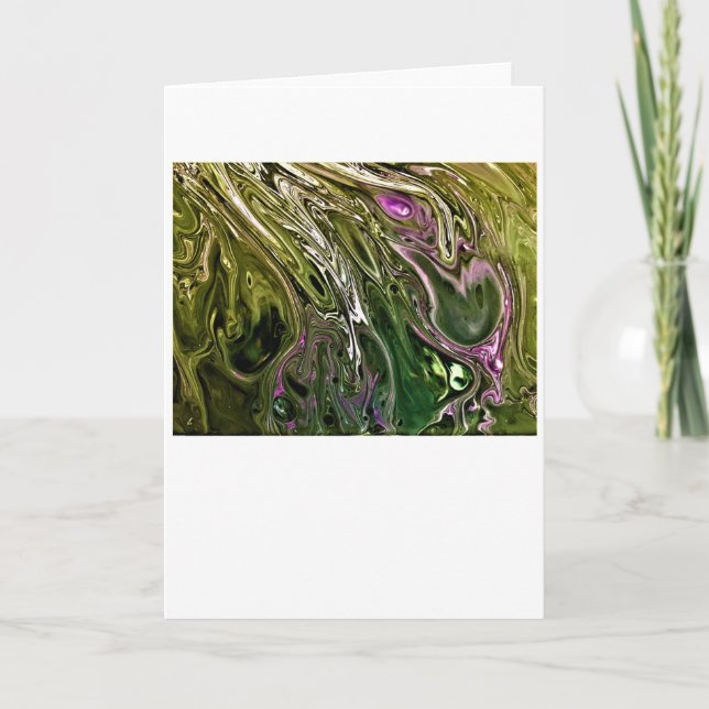 Cartão Abstrato Color Study 500, Card (Frente)