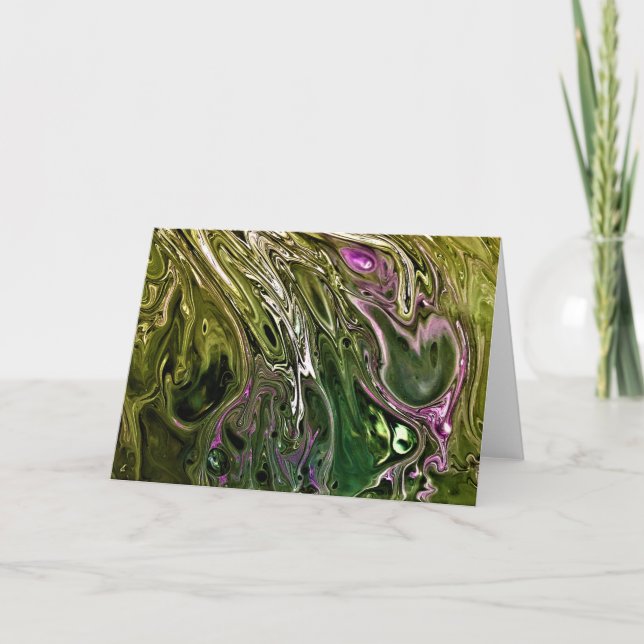 Cartão Abstrato Color Study 500, placa (Frente)