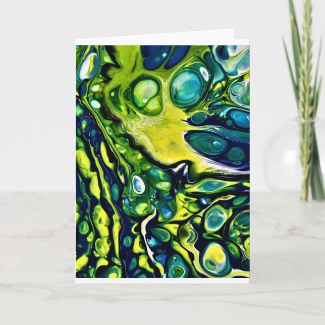 Cartão Abstrato Color Study 508, Card (Frente)