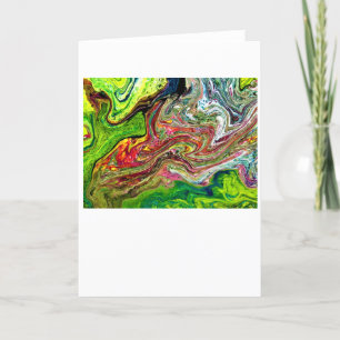 Cartão Abstrato Color Study 52, Card