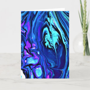 Cartão Abstrato Color Study 55, placa