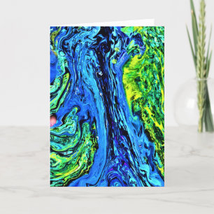 Cartão Abstrato Color Study 56, placa