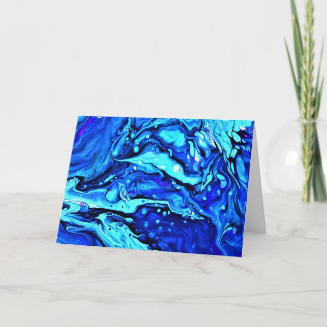 Cartão Abstrato Color Study 59, placa (Frente)