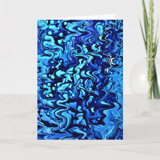 Cartão Abstrato Color Study 67, placa (Frente)