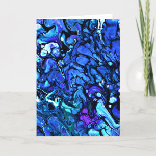 Cartão Abstrato Color Study 71, placa